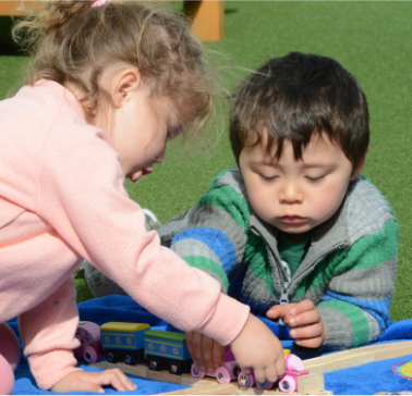 Social Interaction in an appropriate manner language skills, music and movement