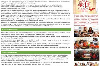 Newsletter Jan- Feb 2017